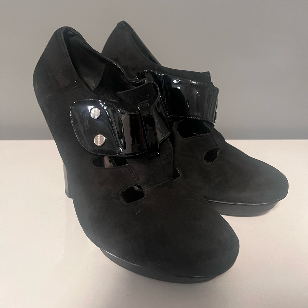 BCBG Girls Black Platform Heel